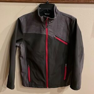 SNOZU youth boy’s performance jacket fleece lining snowboard mid weight L 14-16